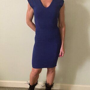 Guess Sweater Dress Blue Size XS